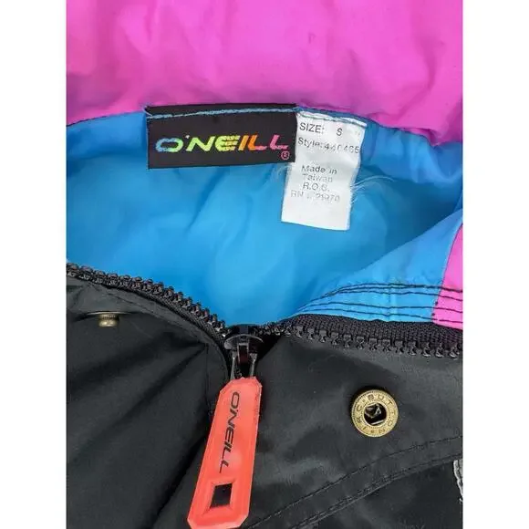 Vintage 80S/90S O’neill Futures Shock Jacket Small Pullover Quarter Zip/Snap - Picture 10 of 12